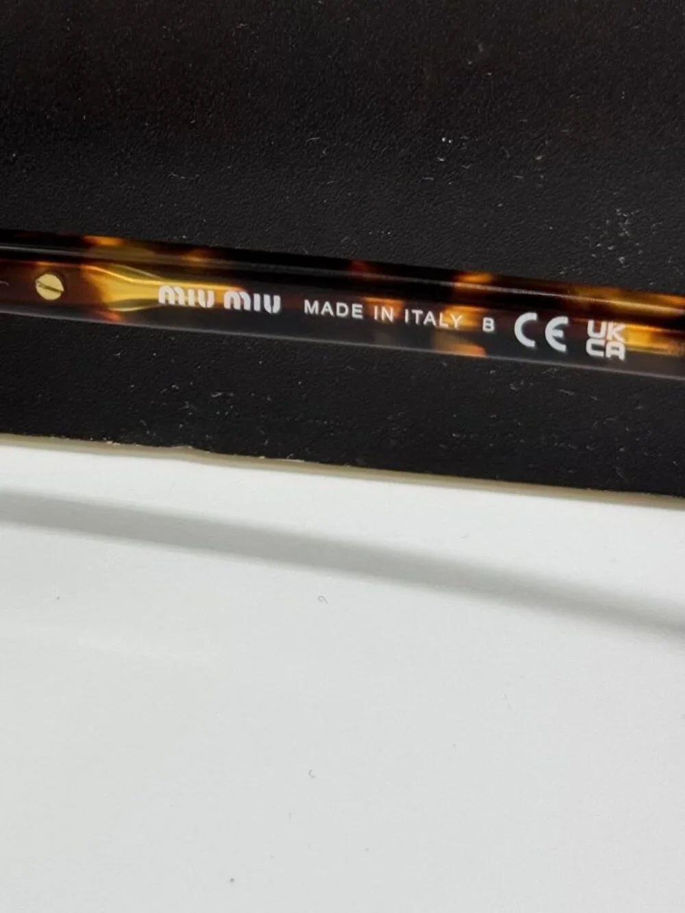 New Miu Miu  MU A06S 14L08N Havana Eyeglasses MUA06S